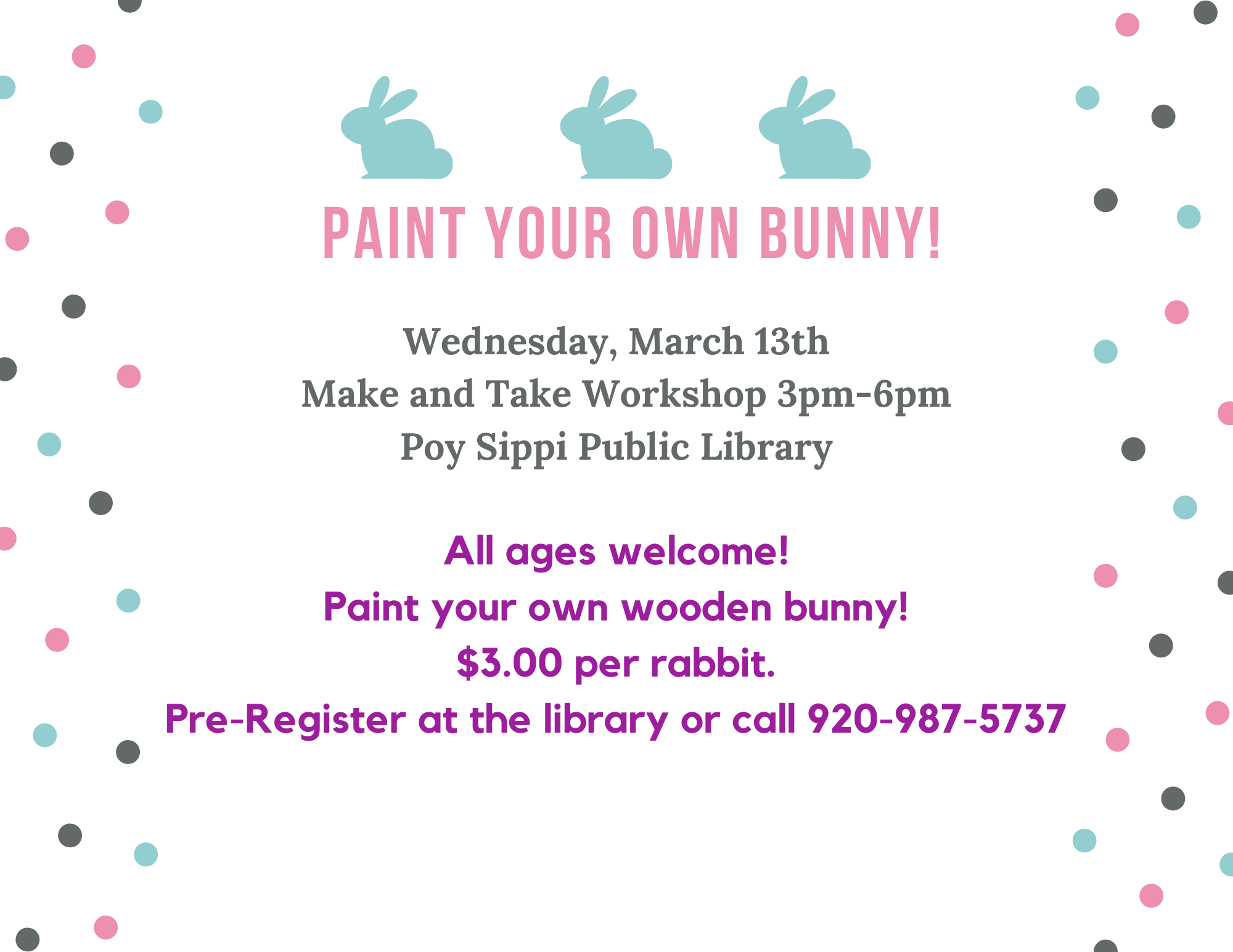 Paint your own Bunny!